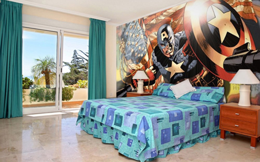 wallpaper dinding superhero